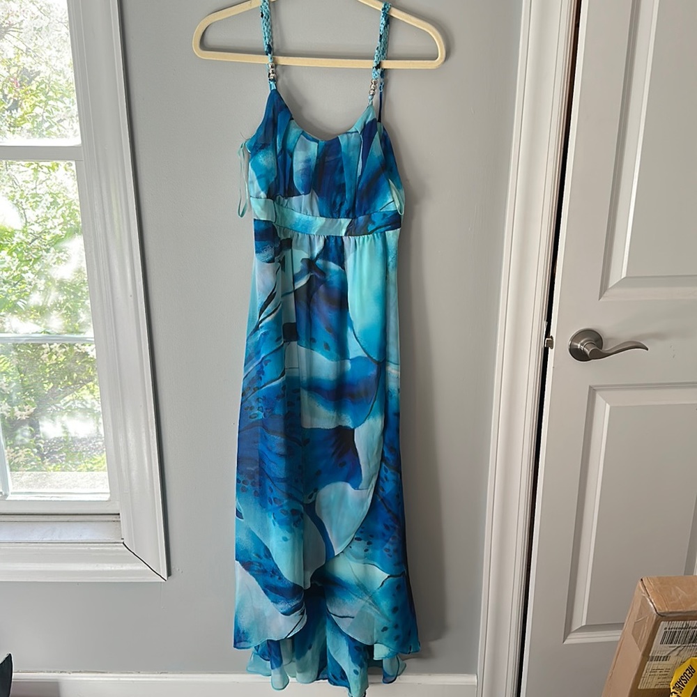 White house black market maxi dress